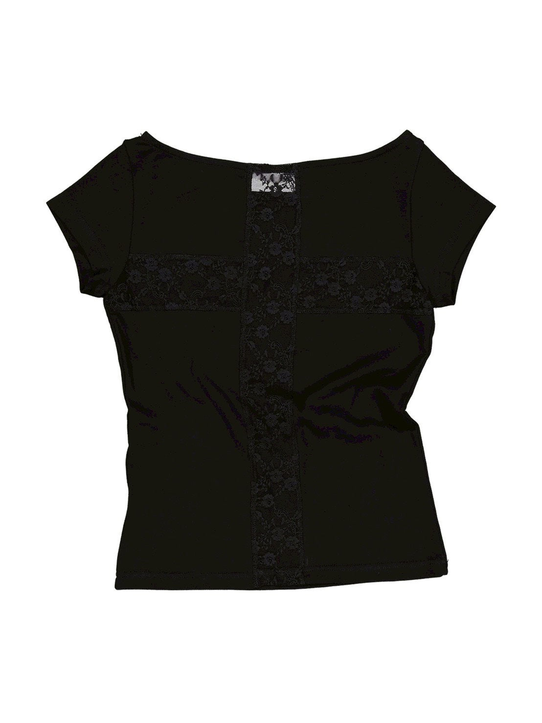 【SETUP-EXE】LACE CROSS T-SHIRT