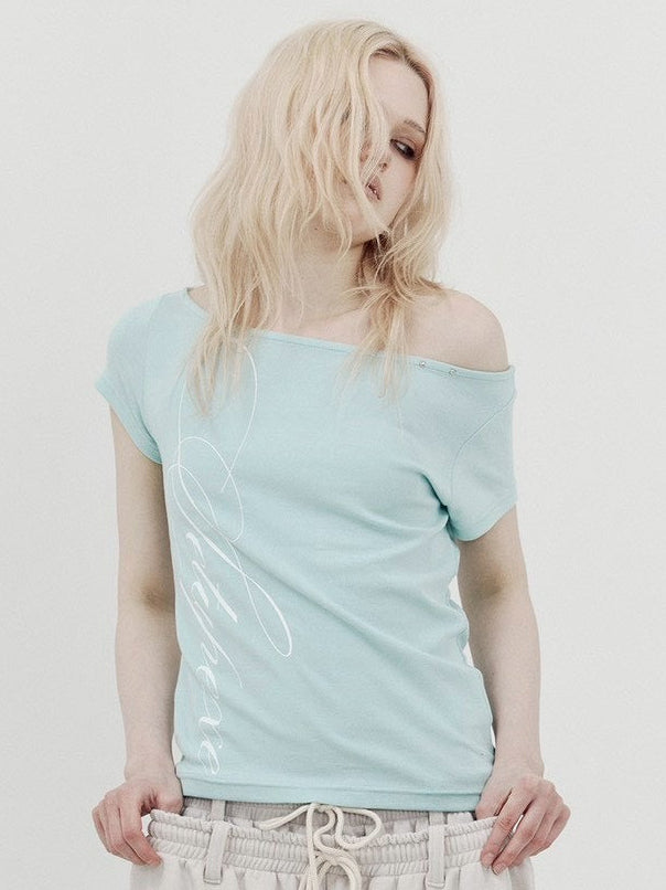 【SETUP-EXE】LACE CROSS T-SHIRT