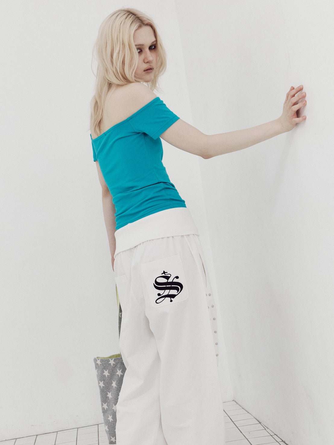 【SETUP-EXE】VERTICAL OFF-SHOULDER TOP