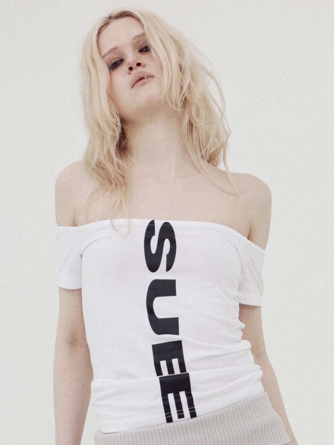 【SETUP-EXE】VERTICAL OFF-SHOULDER TOP
