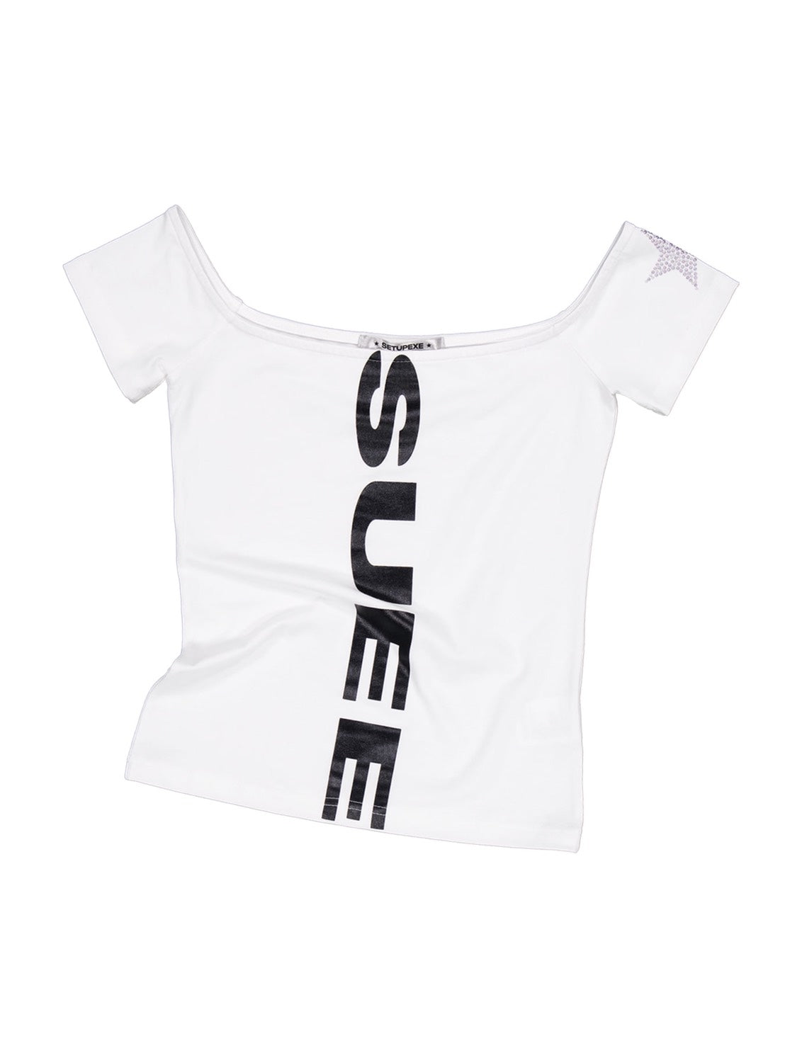 【SETUP-EXE】VERTICAL OFF-SHOULDER TOP
