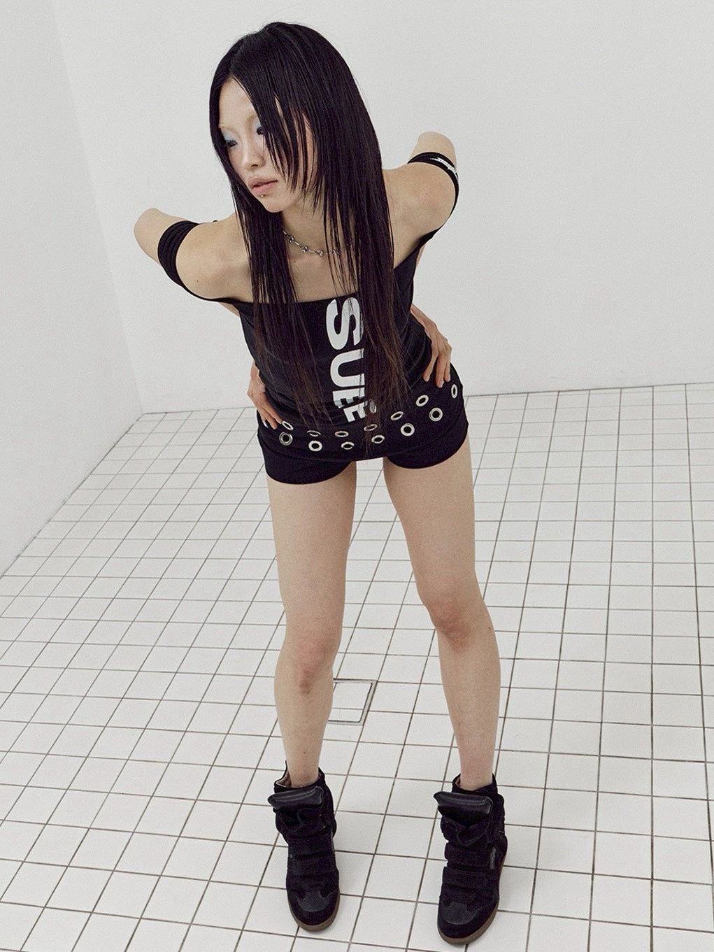 【SETUP-EXE】VERTICAL OFF-SHOULDER TOP