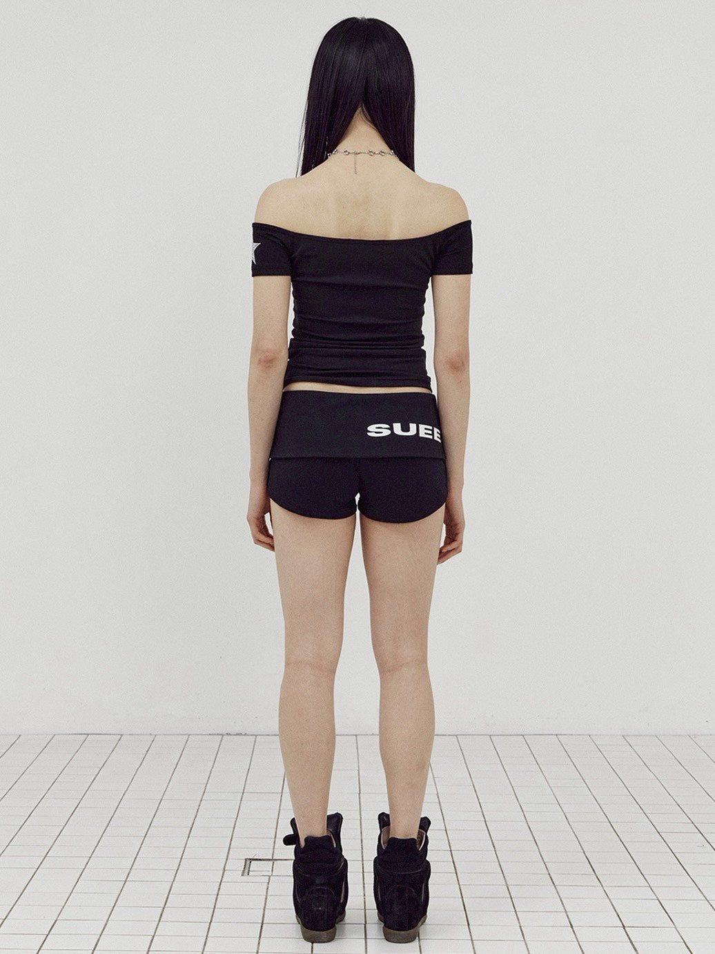 【SETUP-EXE】VERTICAL OFF-SHOULDER TOP