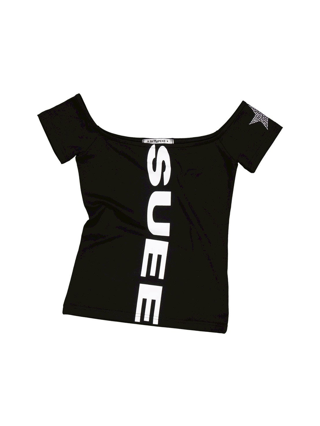 【SETUP-EXE】VERTICAL OFF-SHOULDER TOP