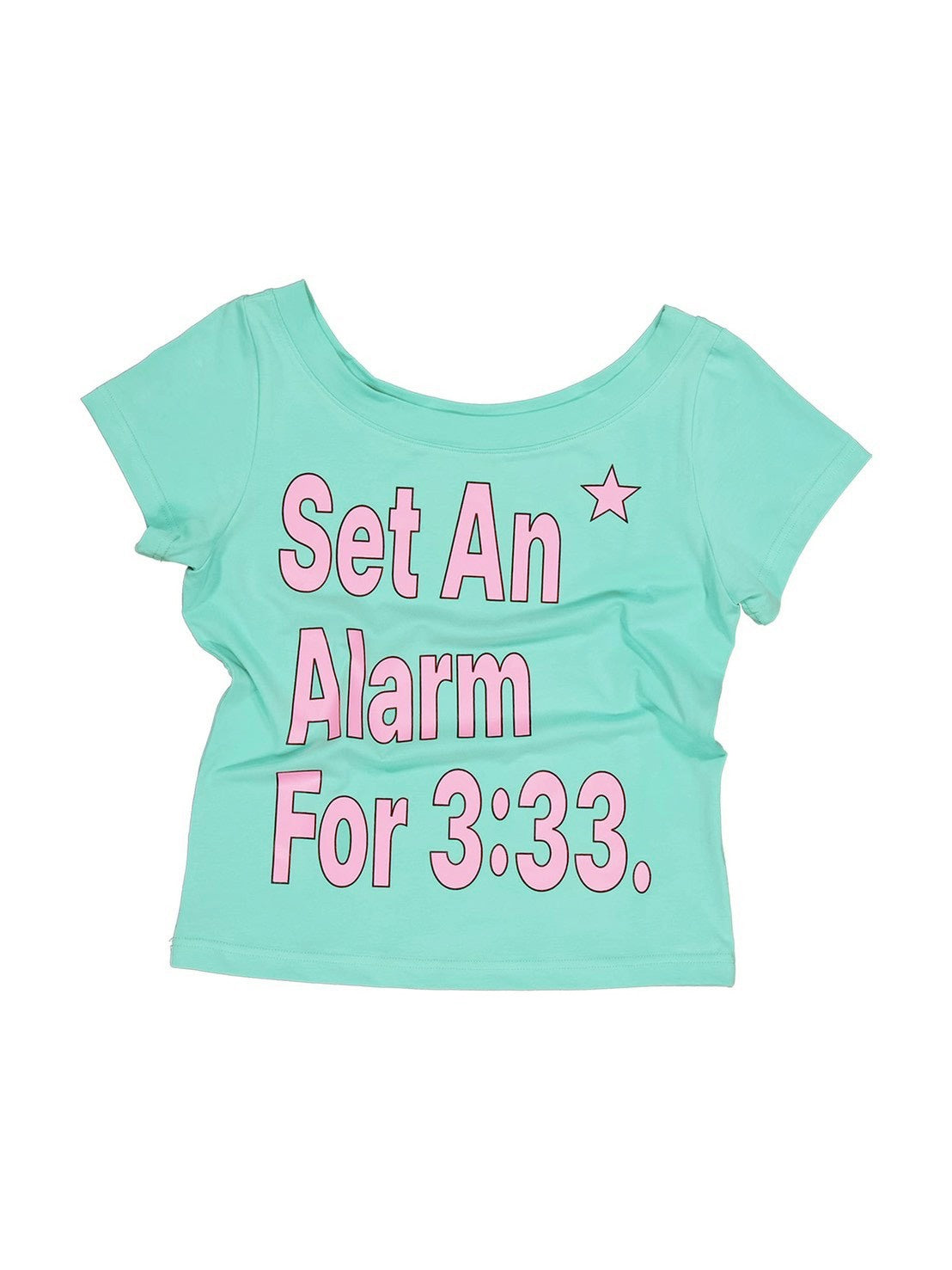 【SETUP-EXE】ALARM WIDE NECK TOP