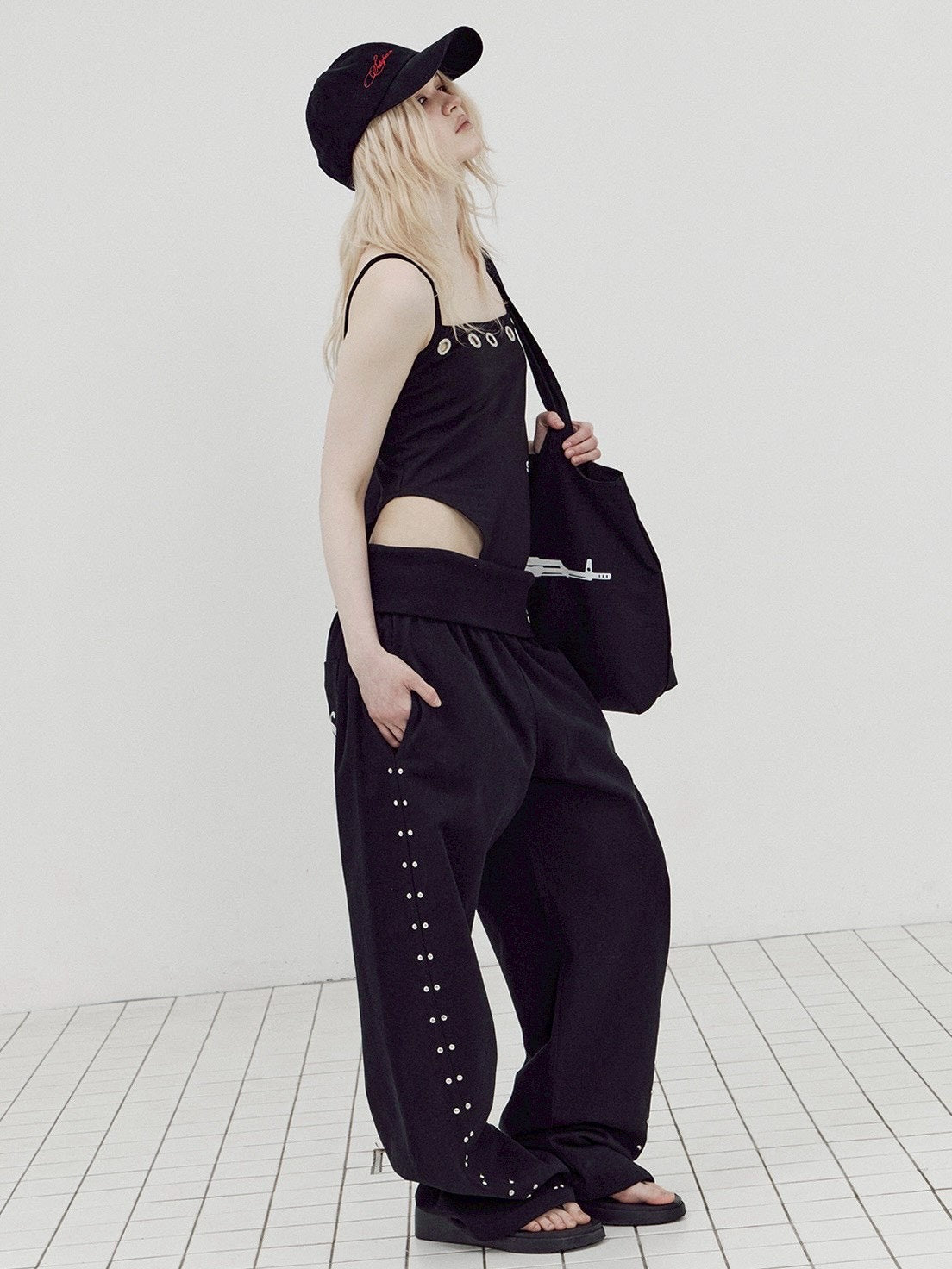 【SETUP-EXE】EYELET LOGO BODYSUIT
