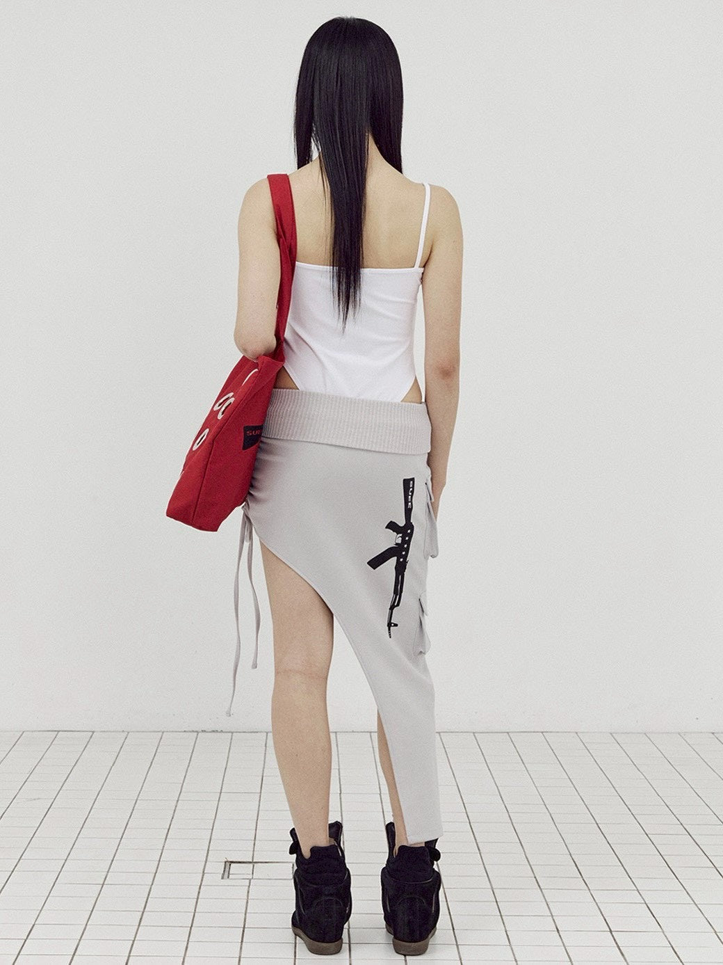 【SETUP-EXE】EYELET LOGO BODYSUIT