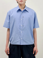 受注制【Chikashitsu +】cropped rivet shirt (3color)