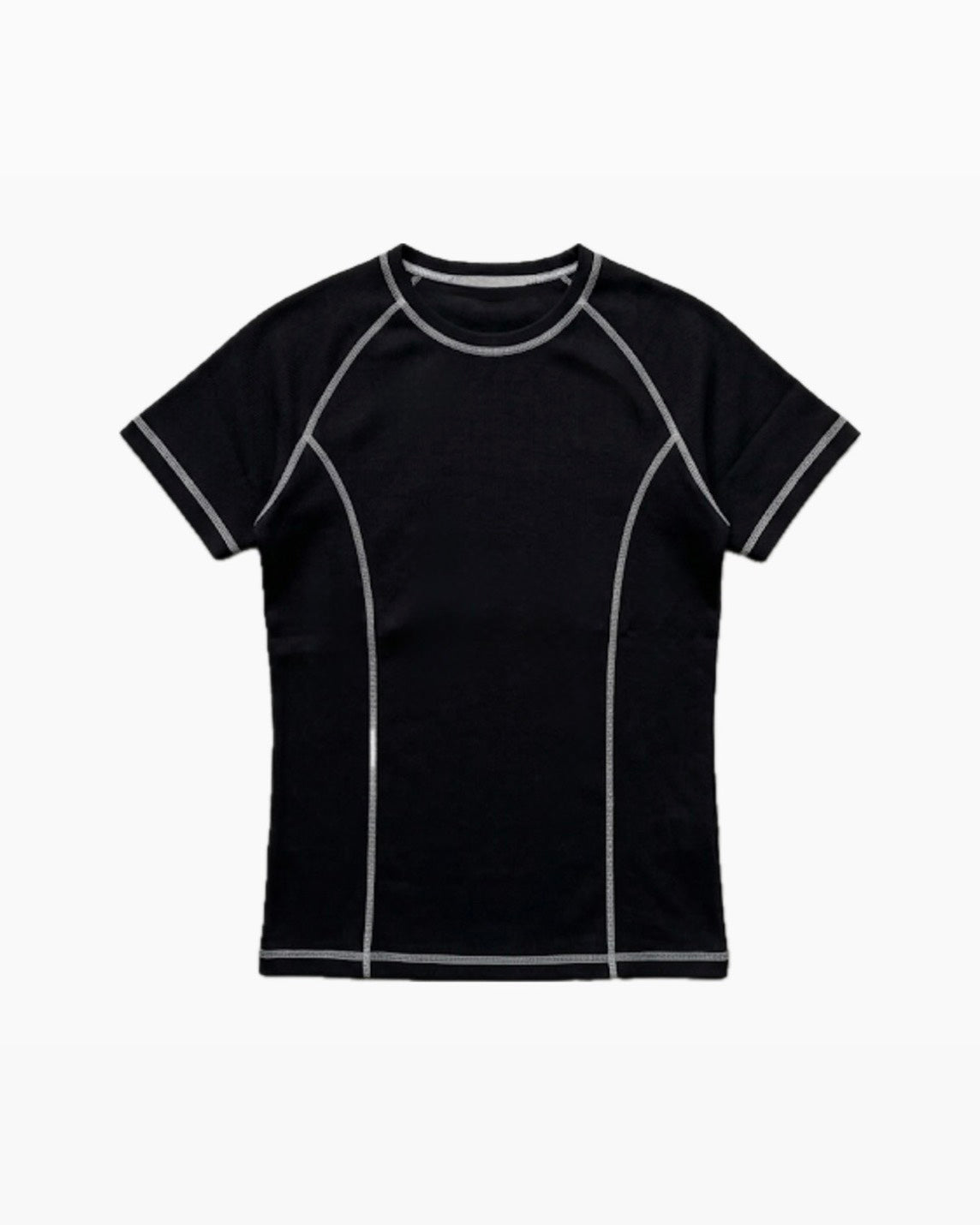 HEP FIVE店WEB限定受注制【Chikashitsu +】contrast stitch slim tee (3color)