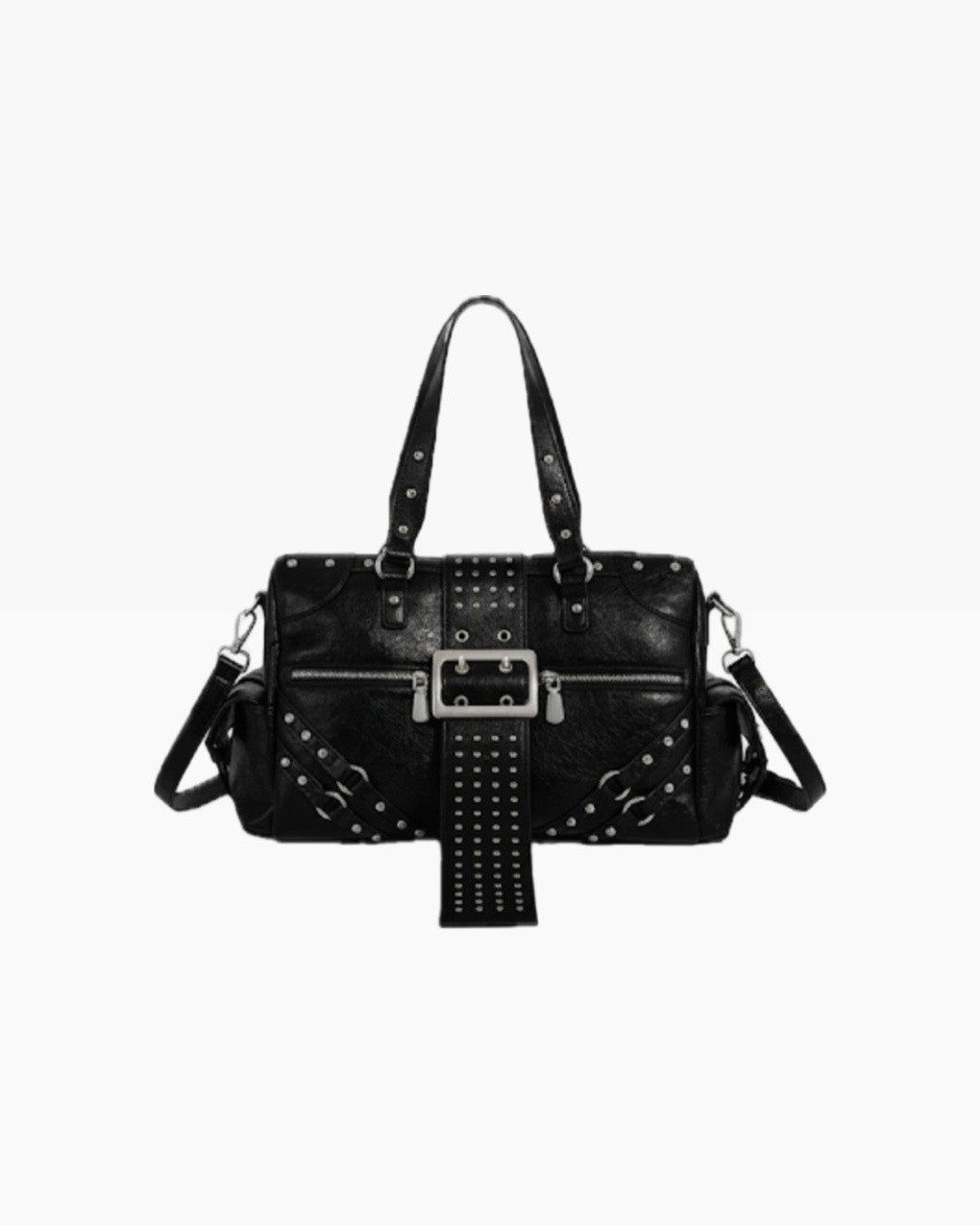 HEP FIVE店WEB限定受注制【Chikashitsu +】studs leather belt bag