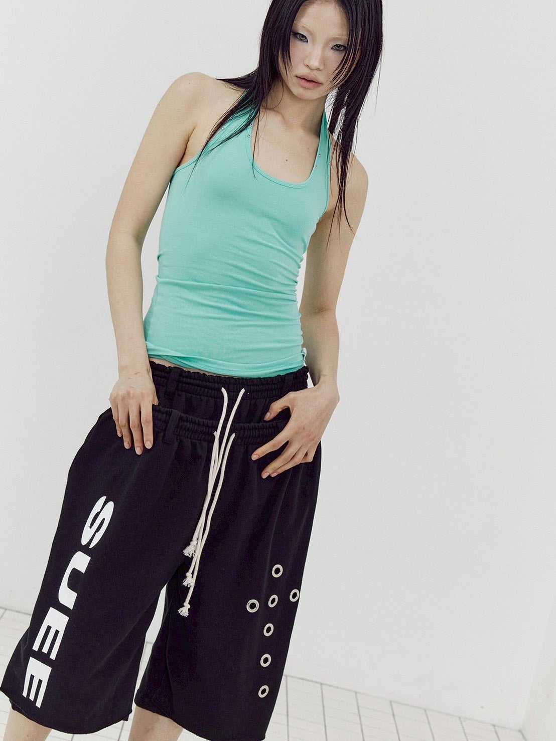 【SETUP-EXE】DOUBLE LAYERED BERMUDA PANTS