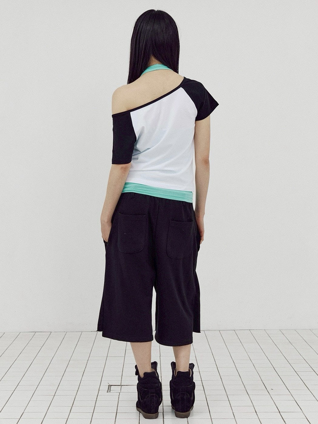 【SETUP-EXE】DOUBLE LAYERED BERMUDA PANTS