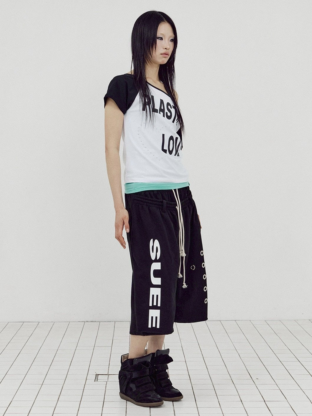 【SETUP-EXE】DOUBLE LAYERED BERMUDA PANTS