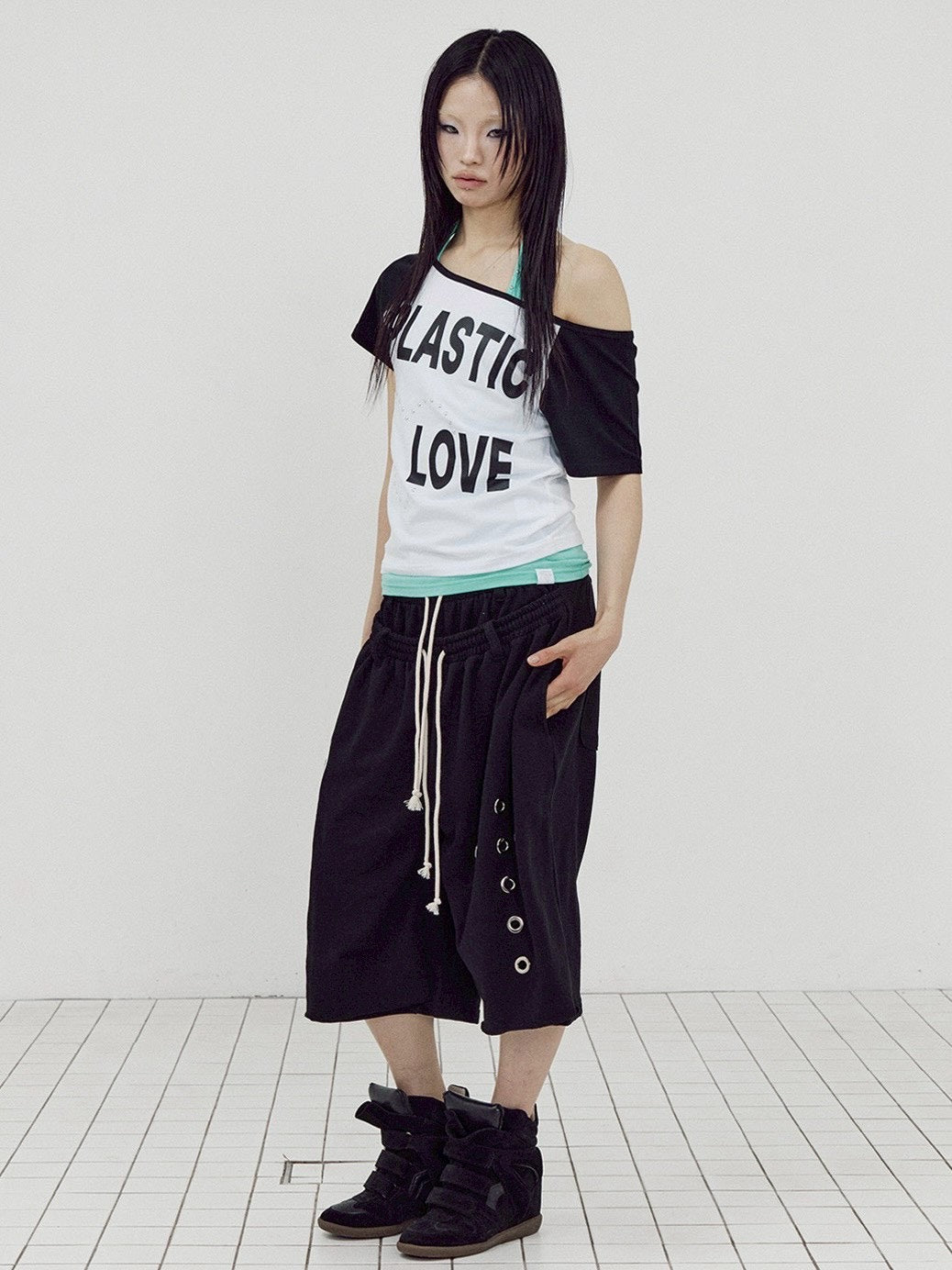 【SETUP-EXE】DOUBLE LAYERED BERMUDA PANTS