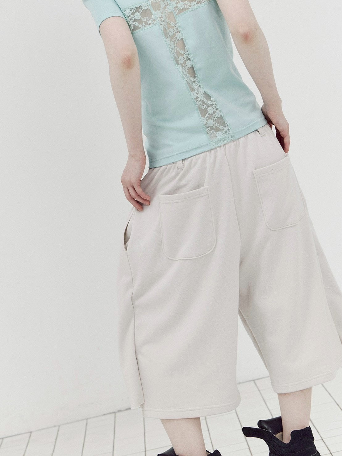 【SETUP-EXE】DOUBLE LAYERED BERMUDA PANTS