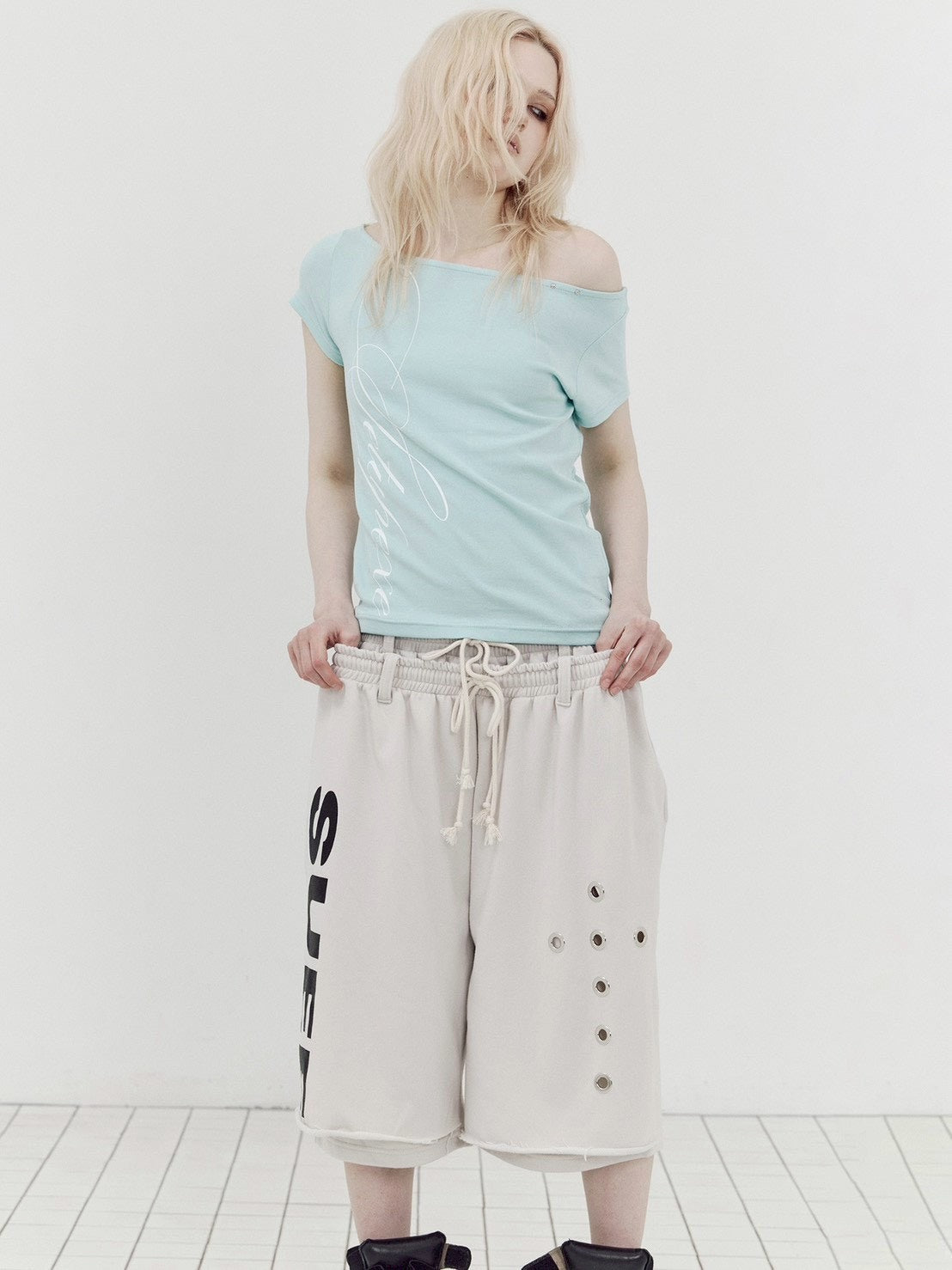 【SETUP-EXE】DOUBLE LAYERED BERMUDA PANTS
