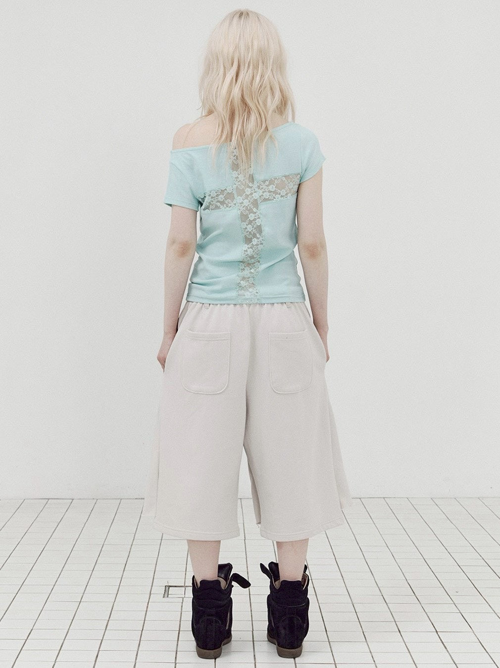 【SETUP-EXE】DOUBLE LAYERED BERMUDA PANTS