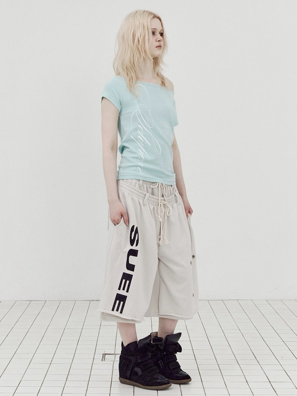 【SETUP-EXE】DOUBLE LAYERED BERMUDA PANTS