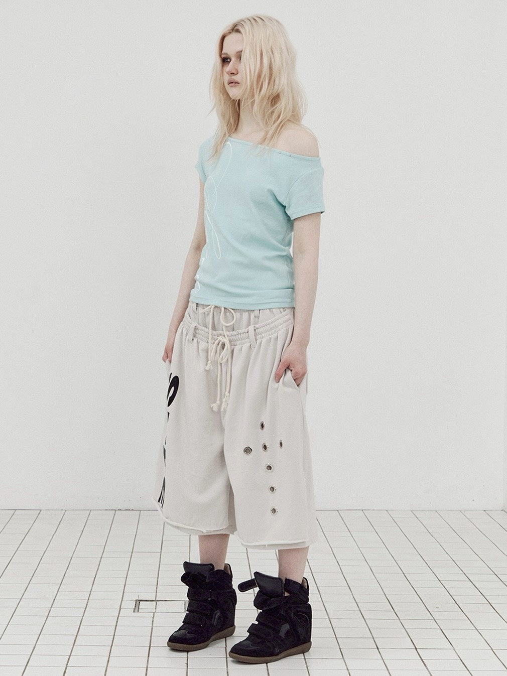【SETUP-EXE】DOUBLE LAYERED BERMUDA PANTS