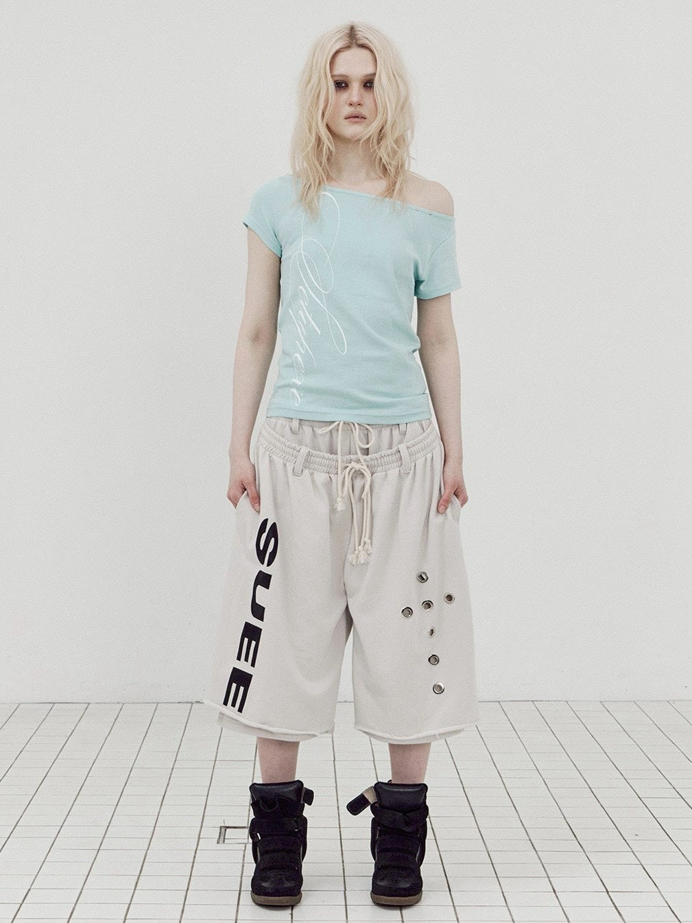 【SETUP-EXE】DOUBLE LAYERED BERMUDA PANTS