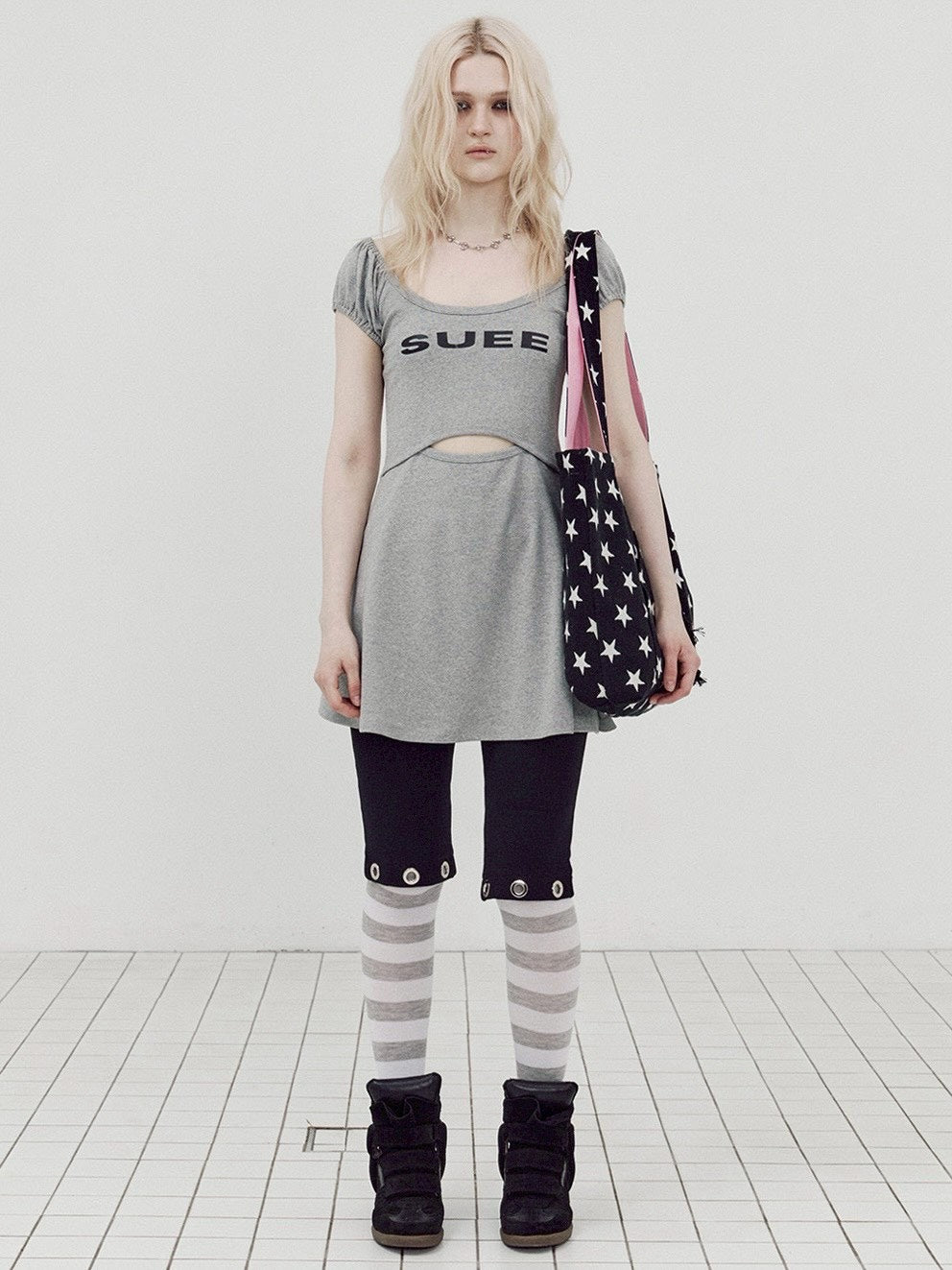 【SETUP-EXE】STAR HOODIE SHOPPER BAG