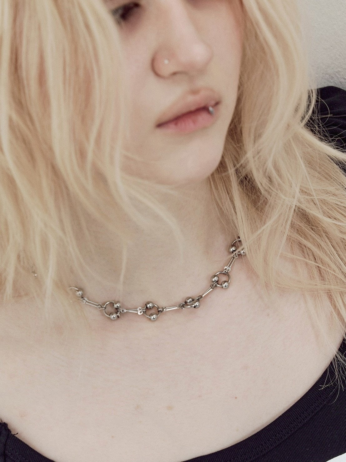 【SETUP-EXE】PIERCING CHAIN NECKLACE