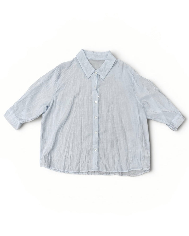 受注制【OaKS】wrinkle shirt (2color)