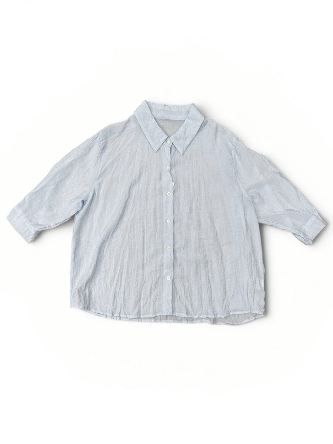 受注制【OaKS】wrinkle shirt (2color)