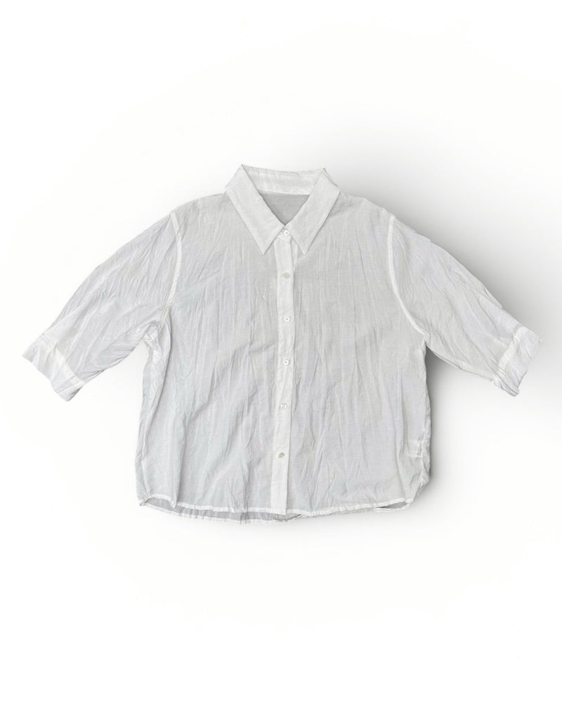受注制【OaKS】wrinkle shirt (2color)
