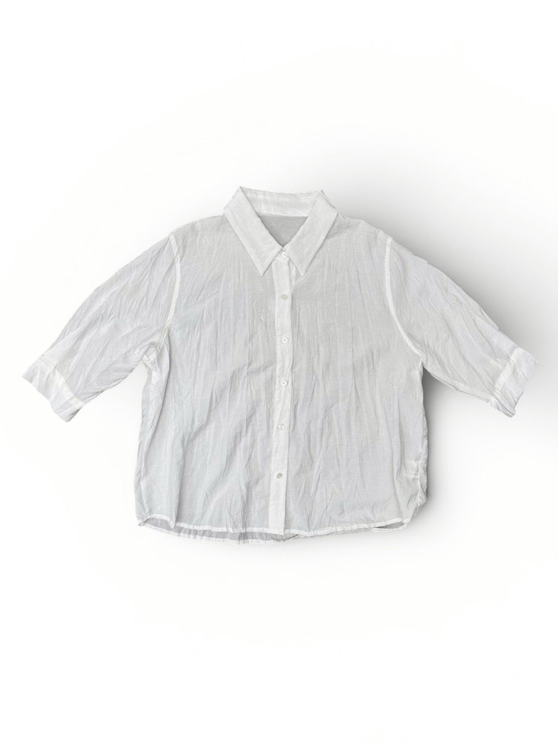 受注制【OaKS】wrinkle shirt (2color)
