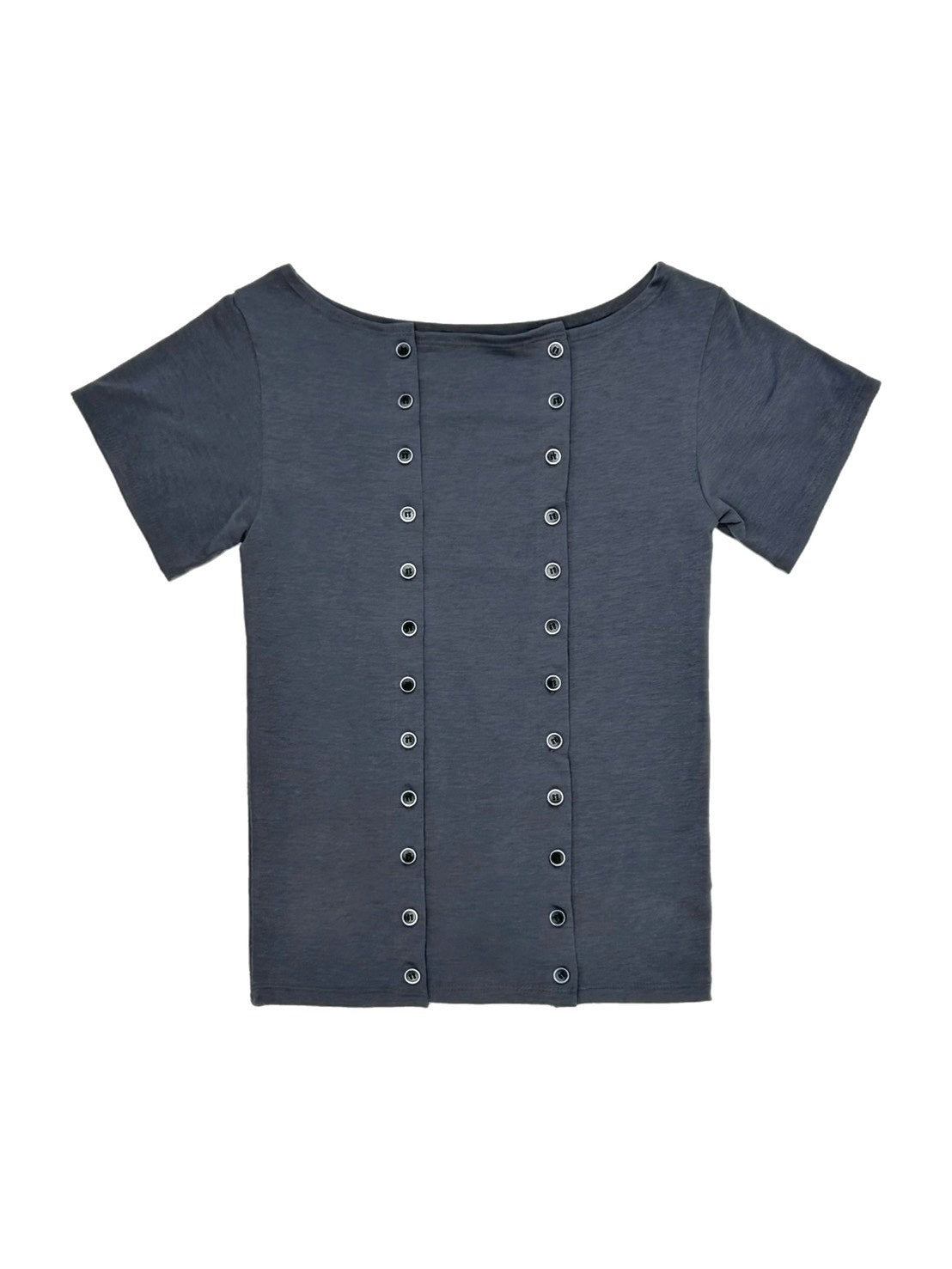【OaKS】Manny Short-Sleeve Button T-shirt (3color)