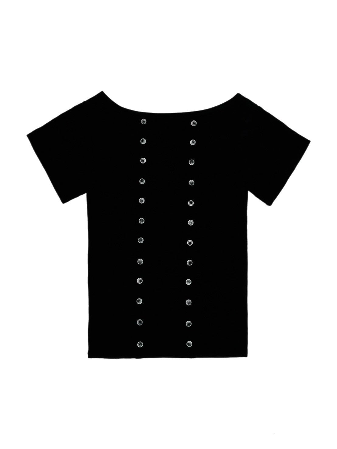 【OaKS】Manny Short-Sleeve Button T-shirt (3color)