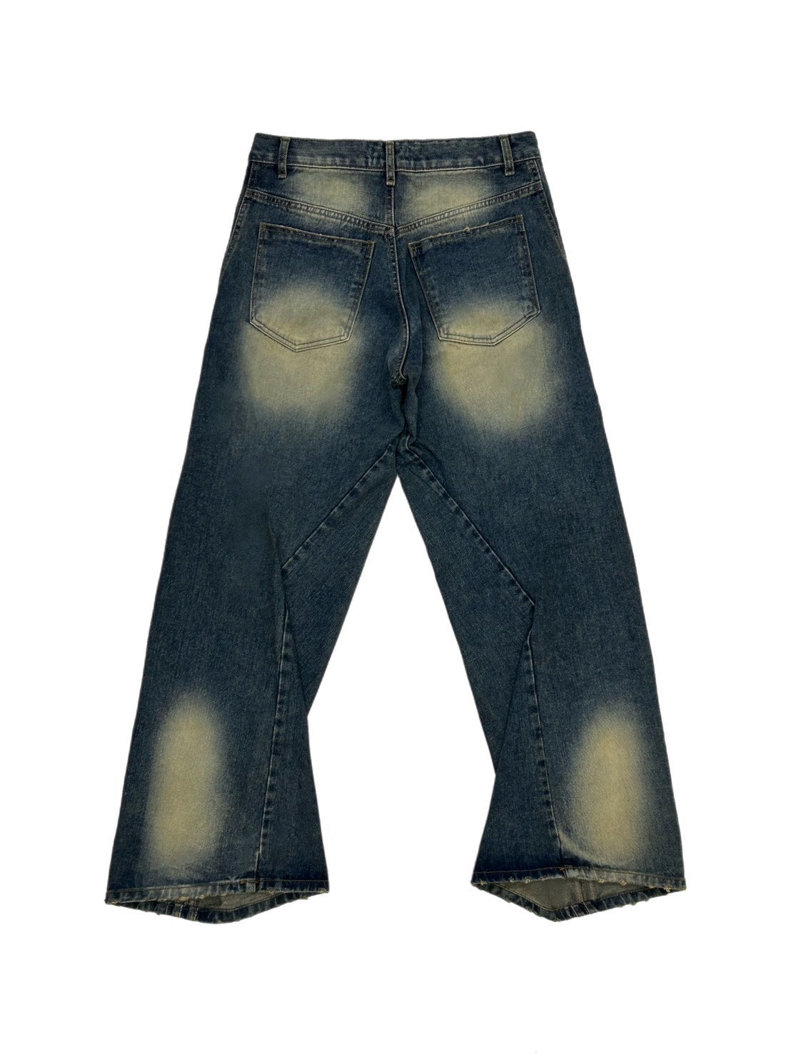 【OaKS】Three-dimensional denim pants (2color)