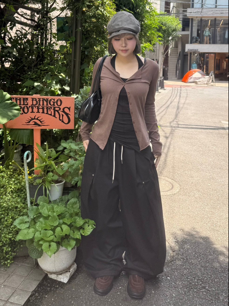 受注制【OaKS】work rivet pin-tuck pants (3color)