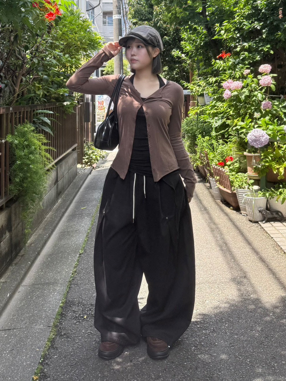 受注制【OaKS】work rivet pin-tuck pants (3color)