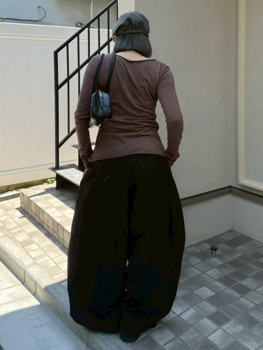 受注制【OaKS】work rivet pin-tuck pants (3color)