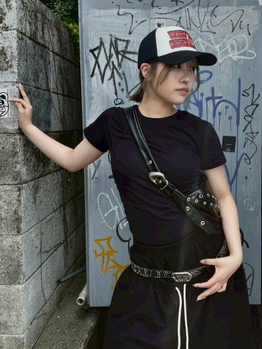 【OaKS】pintuck pleated t-shirt (3color)