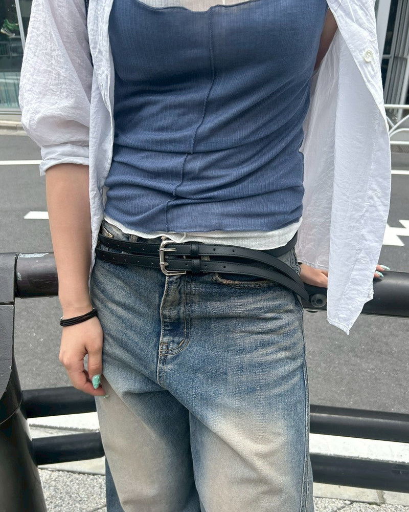 受注制【OaKS】double belt (2color)