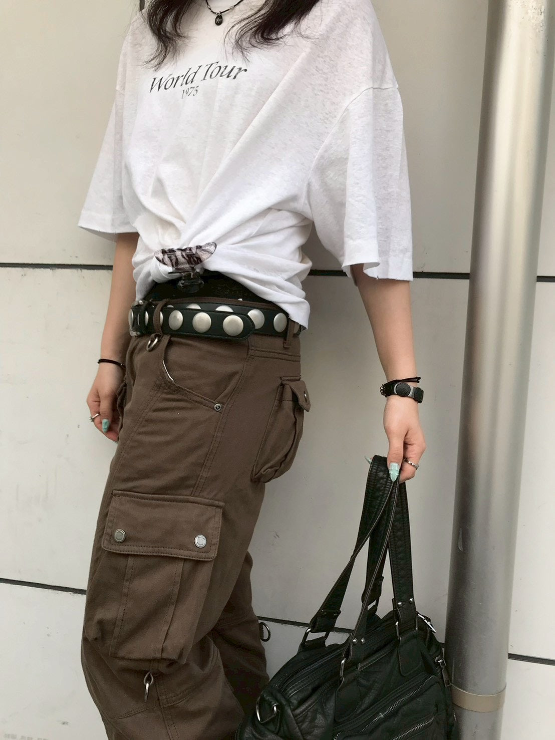 受注制【OaKS】big studs belt