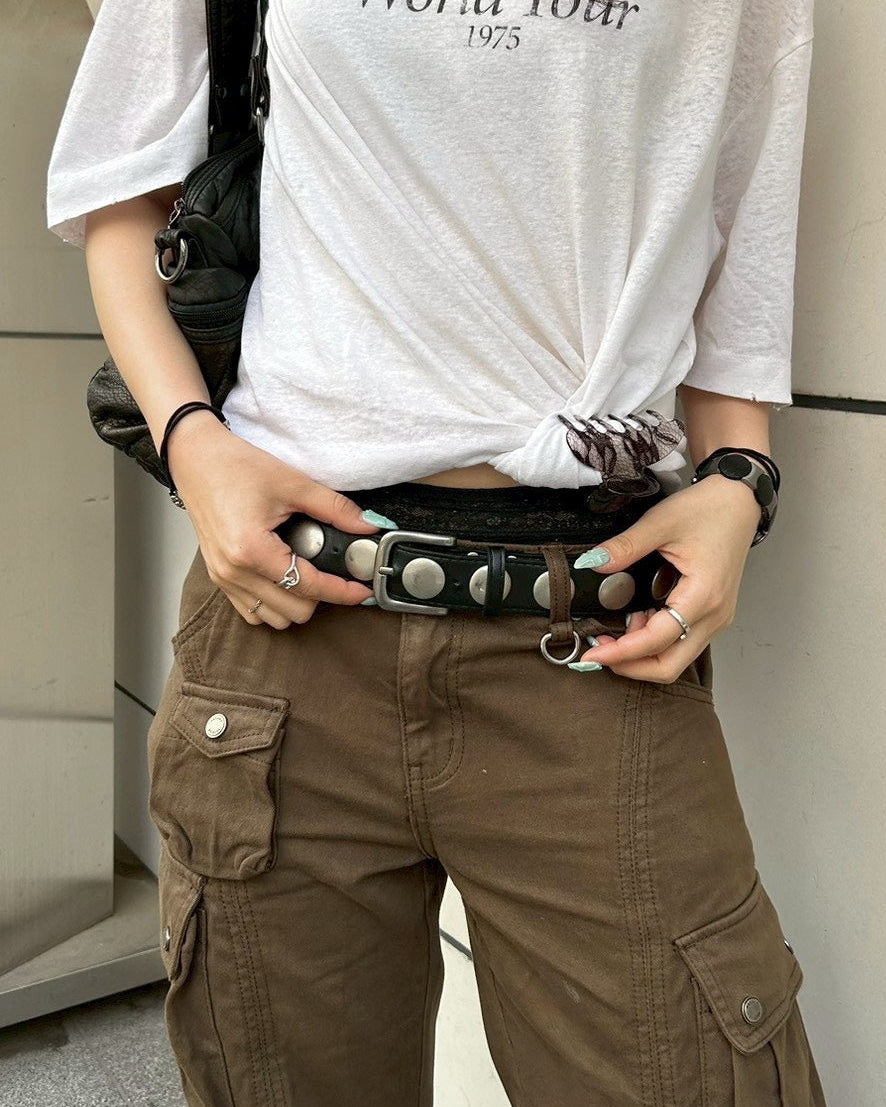 受注制【OaKS】big studs belt