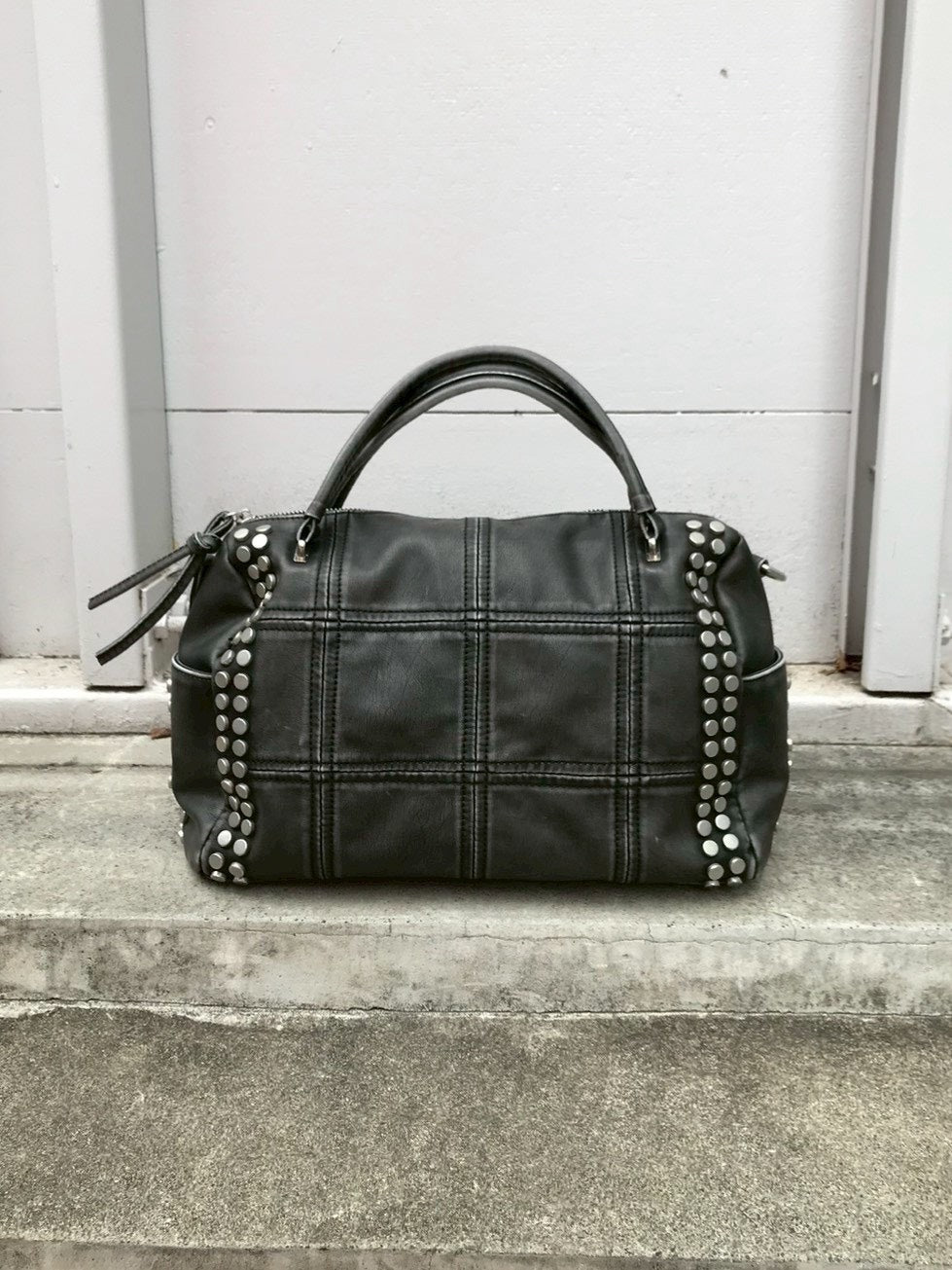 受注制【OaKS】vintage metallic shoulder bag (2color)