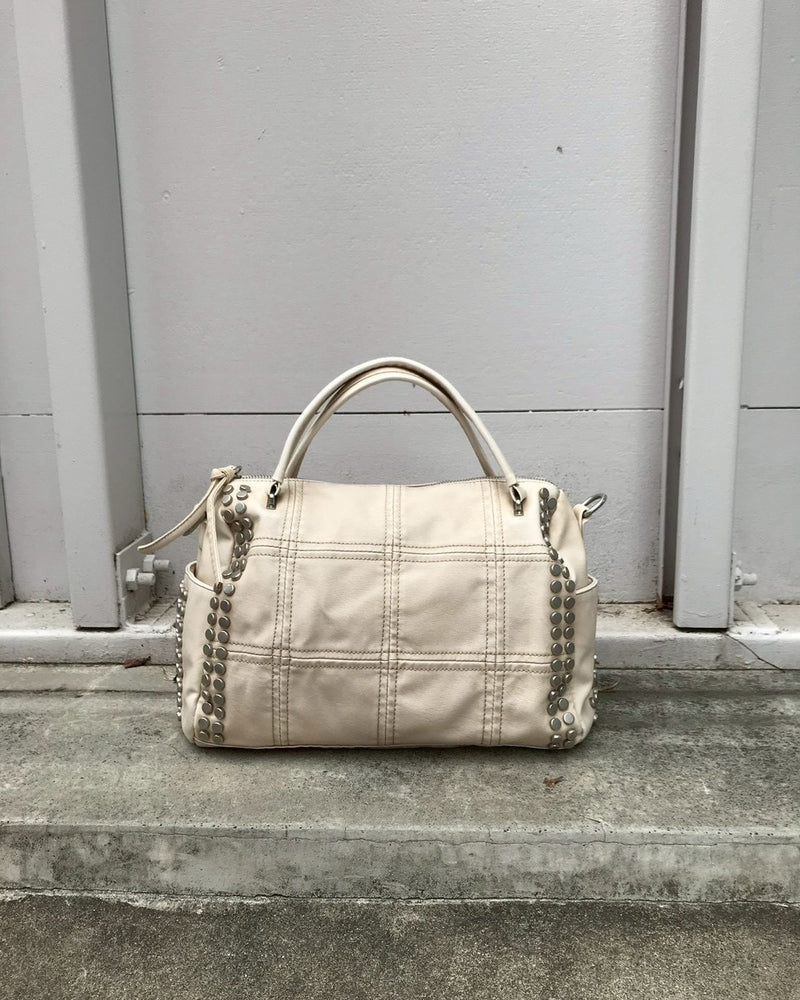 受注制【OaKS】vintage metallic shoulder bag (2color)