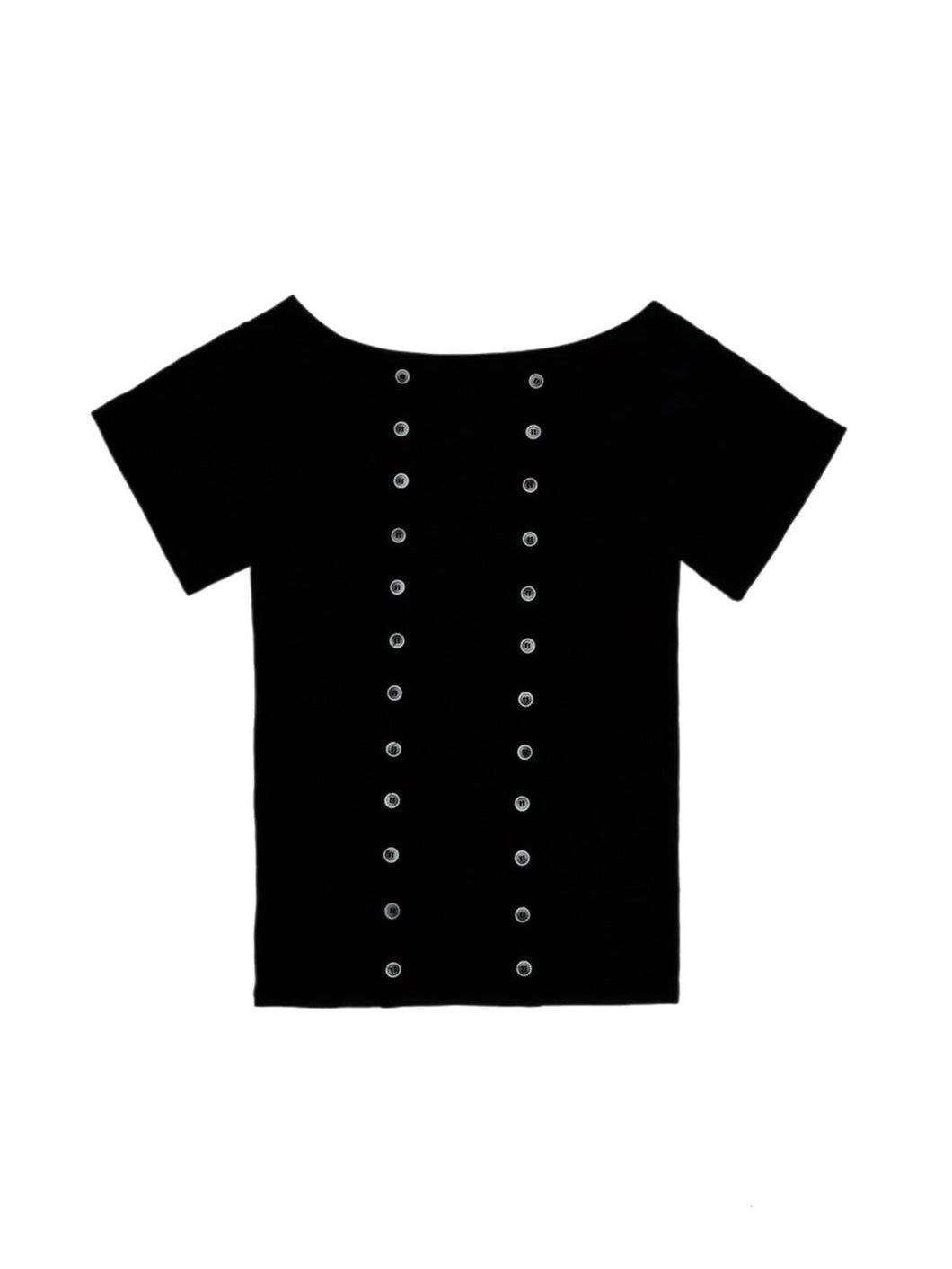 【OaKS】Manny Short-Sleeve Button T-shirt (3color)