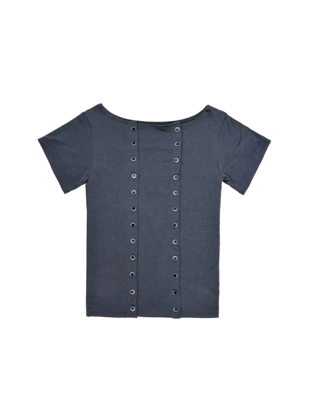 【OaKS】Manny Short-Sleeve Button T-shirt (3color)