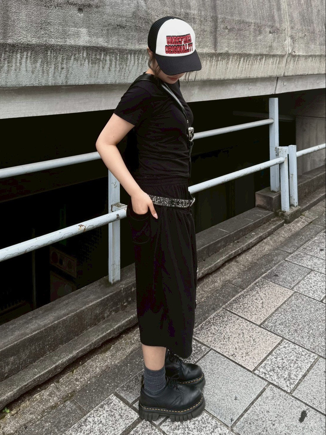 受注制【OaKS】layered sweat shorts (2color)