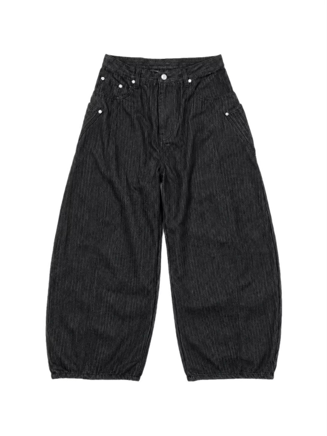 受注制【Chikashitsu +】herringbone curve pants (2color)