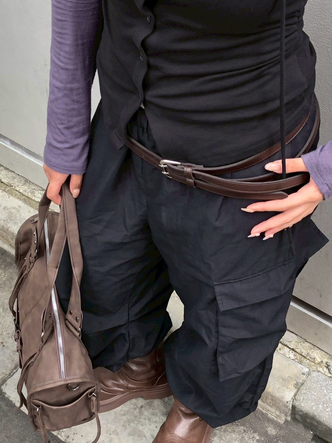 受注制【OaKS】double belt (2color)