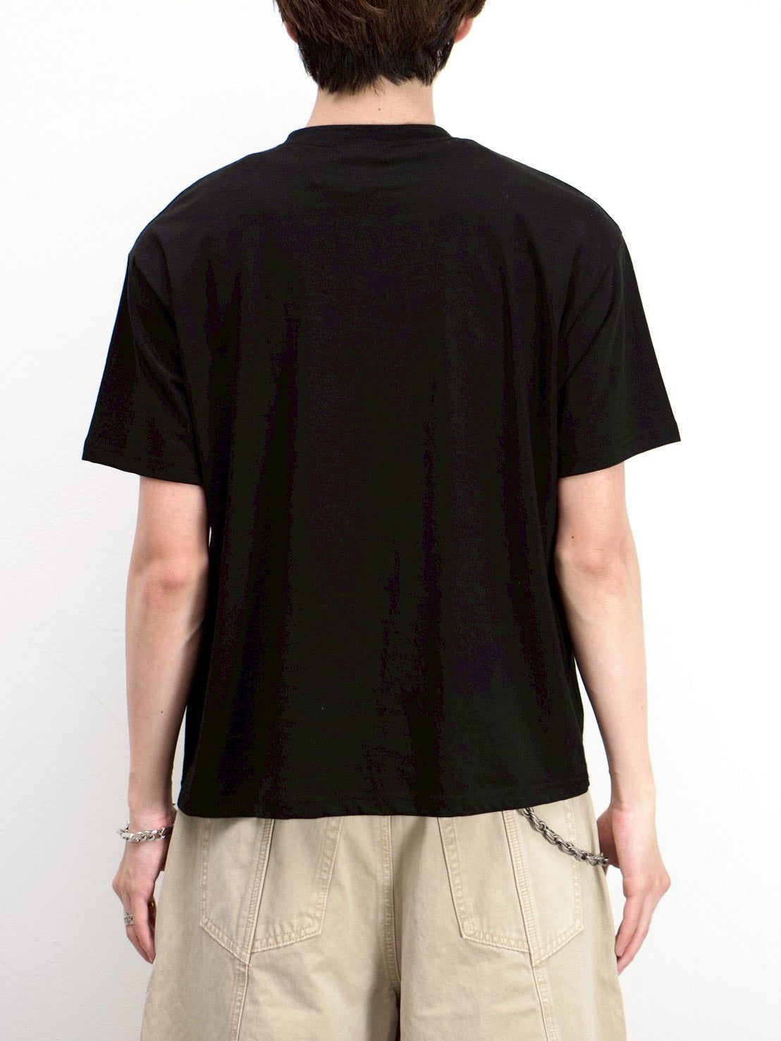 受注制【Chikashitsu +】college message t-shirt (3color)