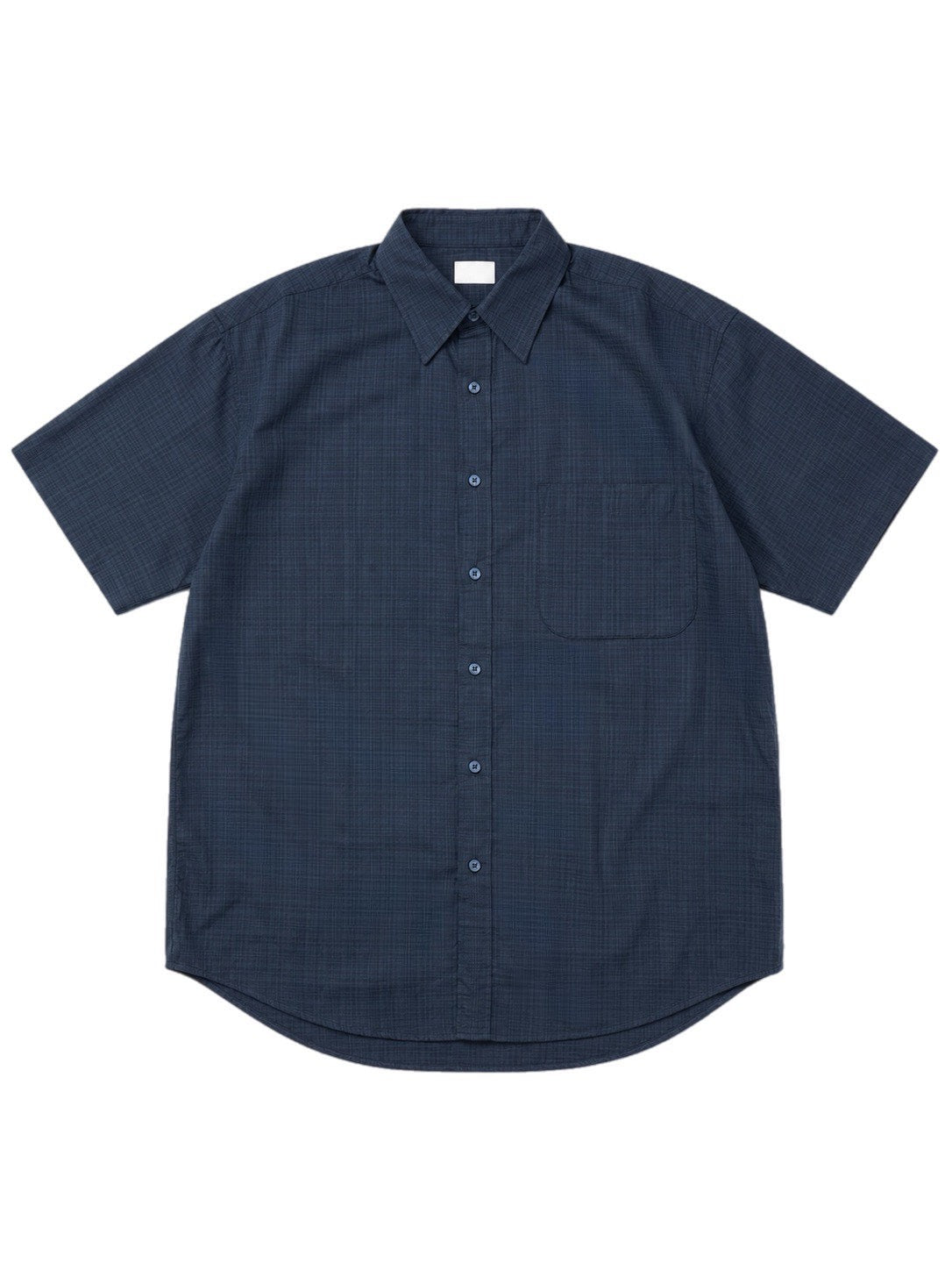 受注制【Chikashitsu +】carrot check half sleeve shirt (2color)
