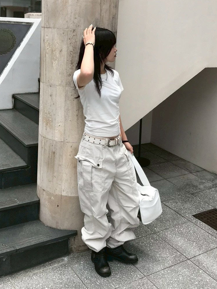 【OaKS】pintuck pleated t-shirt (3color)